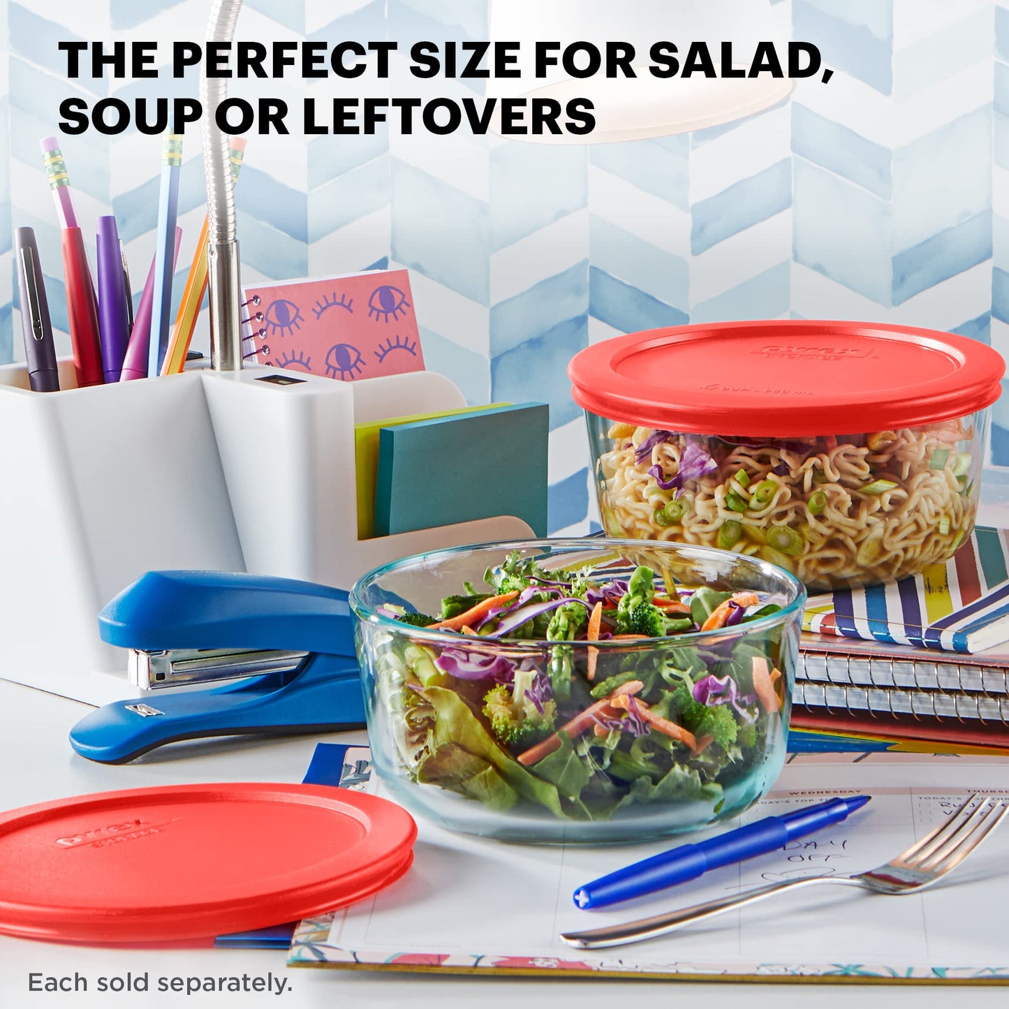 Pyrex Simply Store Glass Food Storage Container – BPA‑Free Lid