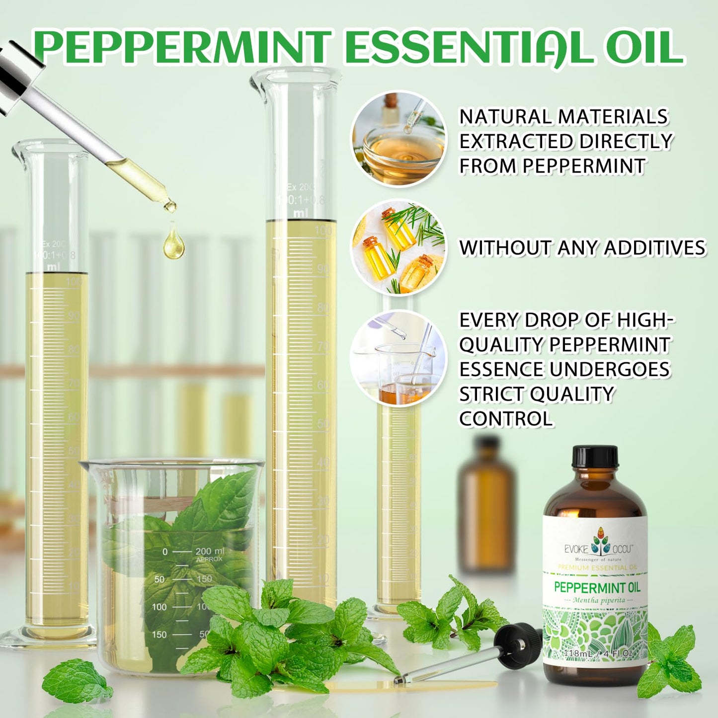 EVOKE OCCU: 100% Pure Clary Sage Essential Oil, 4oz