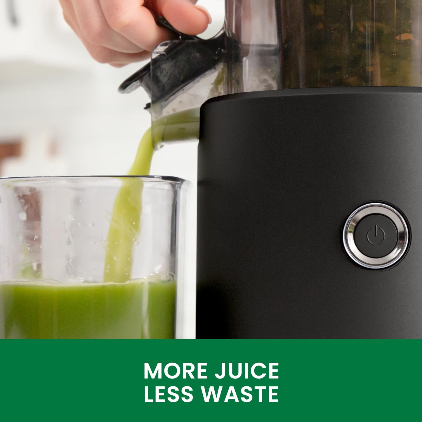 Omega Effortless Batch Juicer | TRUE Shift Stainless Cold-Press Juicer (2 L)