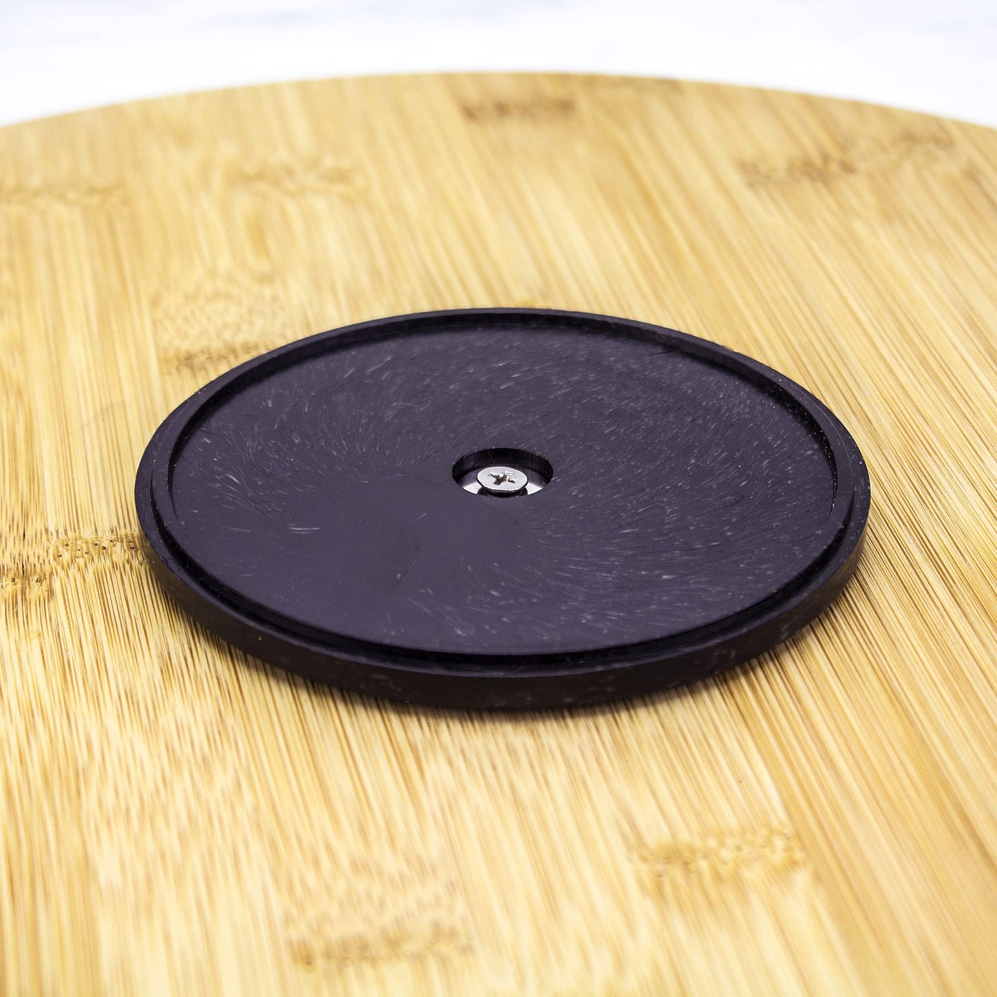 TB Home Acacia Wood Lazy Susan Kitchen Turntable Organizer