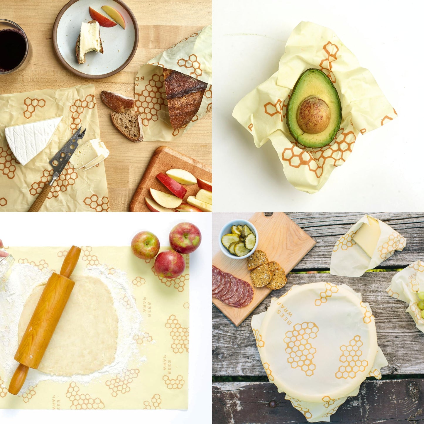 Bee’s Wrap Beeswax Food Wrap Roll | TRUE Shift Plastic‑Free Kitchen
