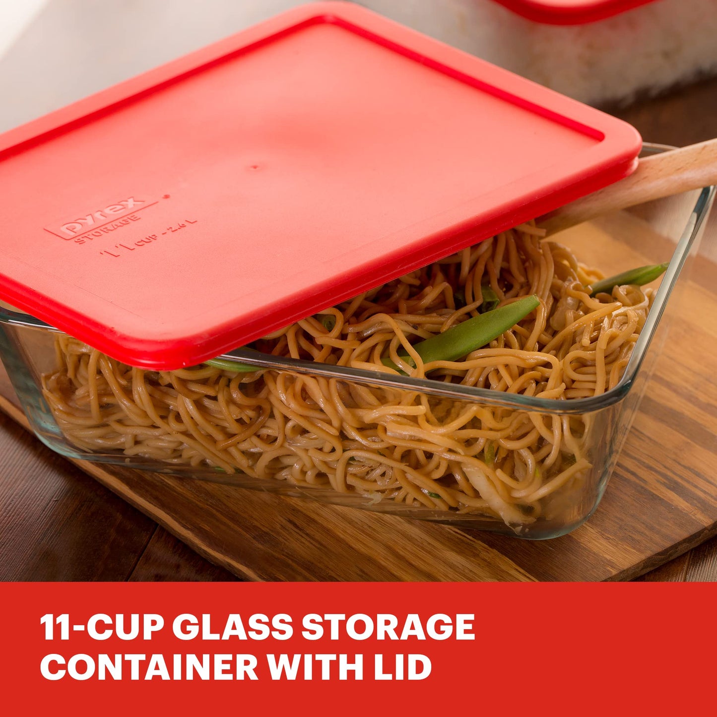Pyrex Simply Store Glass Food Storage Container – BPA‑Free Lid