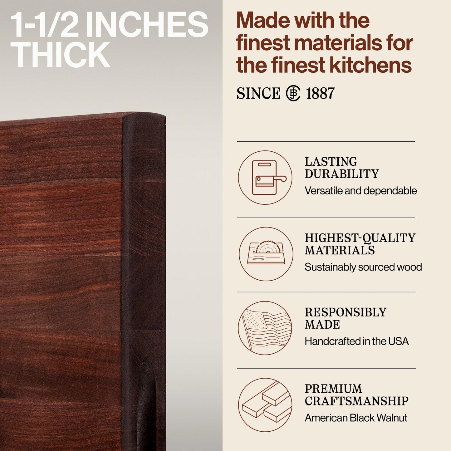 John Boos R‑Board Cutting Board | TRUE Shift Heirloom Prep Surface