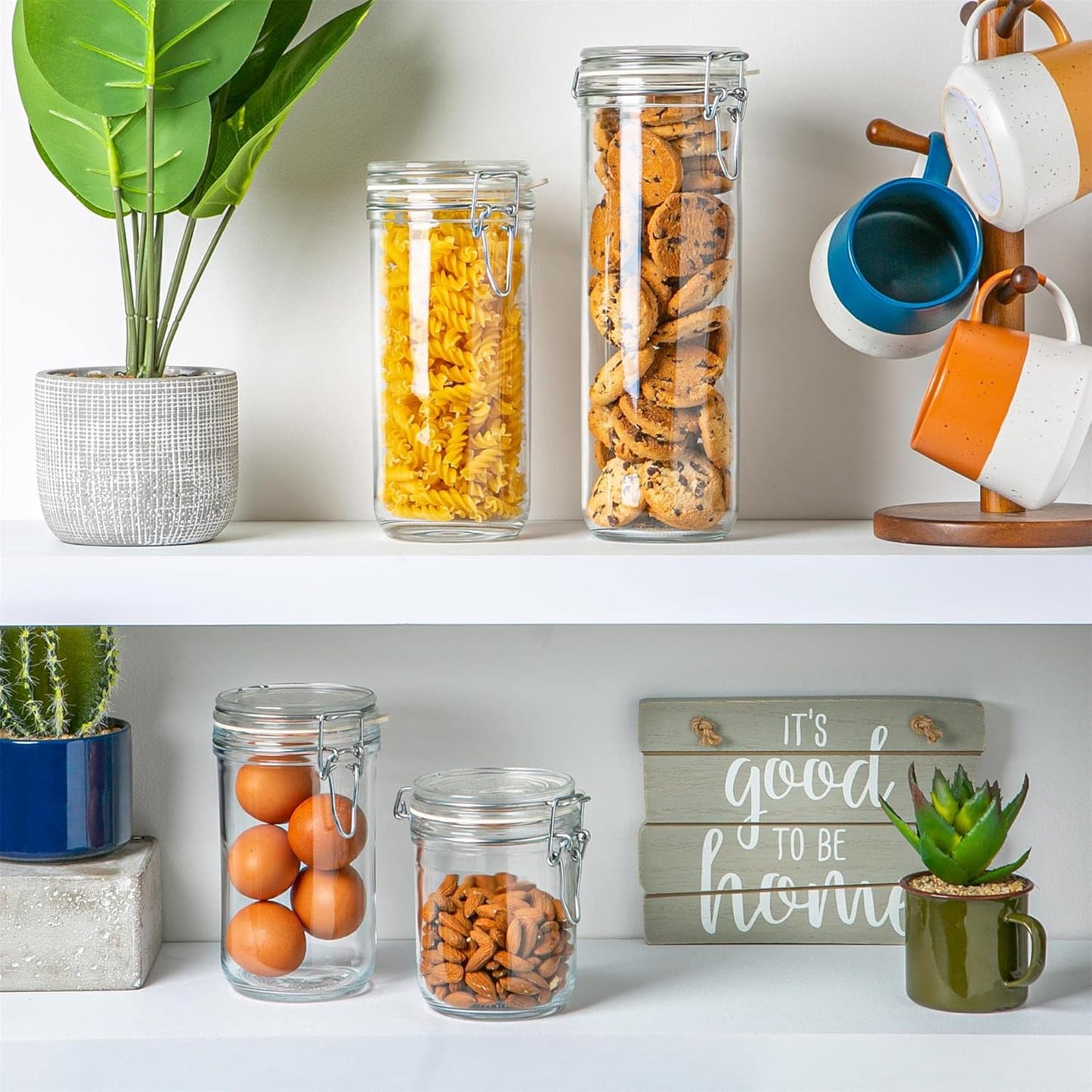 Bormioli Rocco Fido 26cm Glass Spaghetti Jar with Airtight Lid