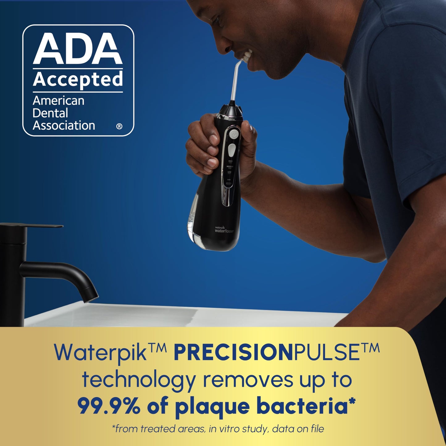 Waterpik Cordless Advanced 2.0 Flosser | TRUE Shift Travel‑Ready Oral Jet