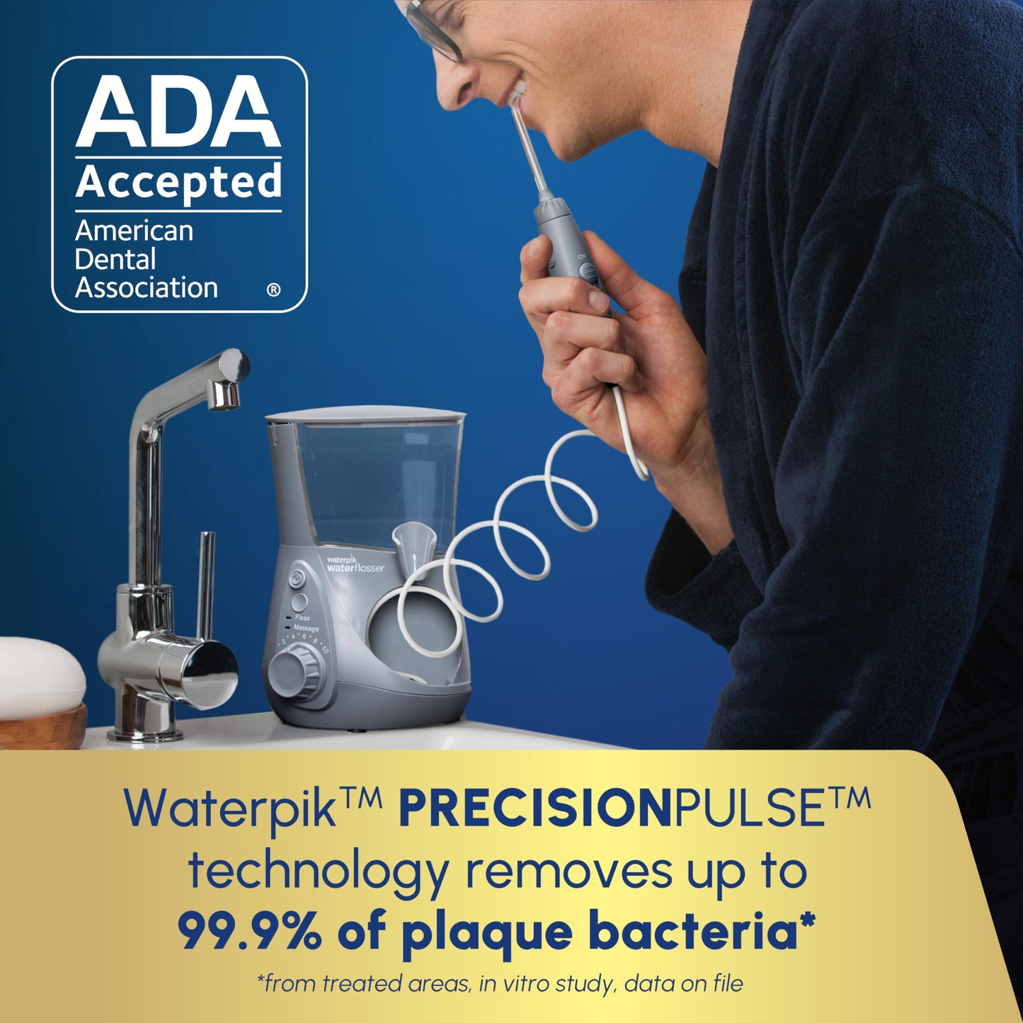 Waterpik Aquarius Water Flosser WP‑662 | TRUE Shift Oral Care Power Jet
