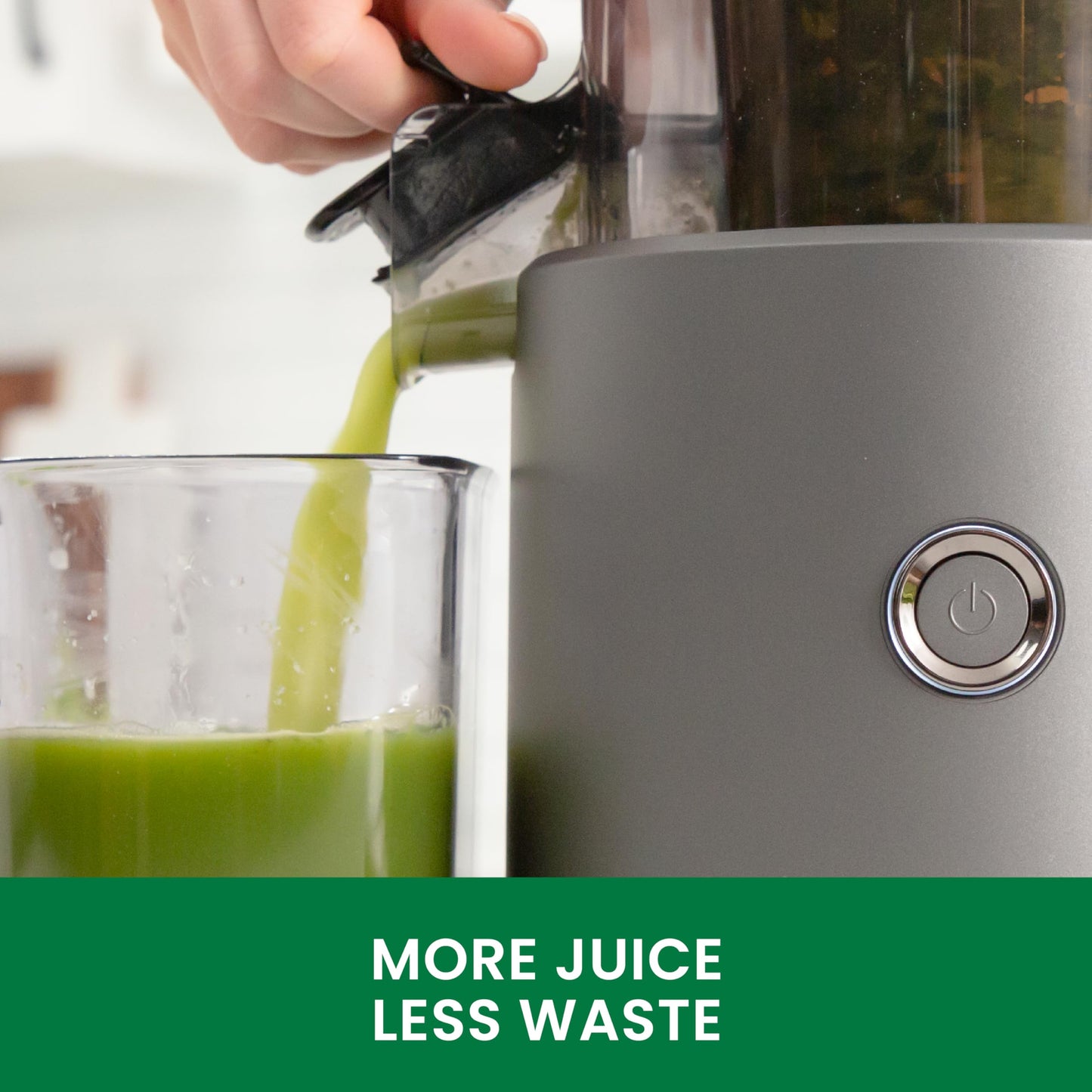 Omega Effortless Batch Juicer | TRUE Shift Stainless Cold-Press Juicer (2 L)