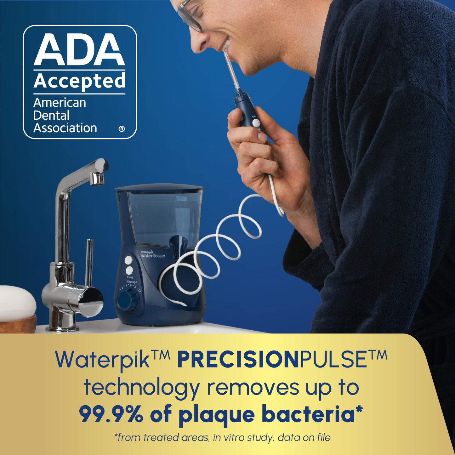 Waterpik Aquarius Water Flosser WP‑662 | TRUE Shift Oral Care Power Jet