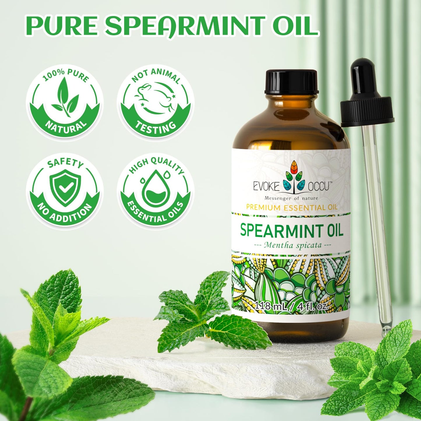 EVOKE OCCU: 100% Pure Clary Sage Essential Oil, 4oz