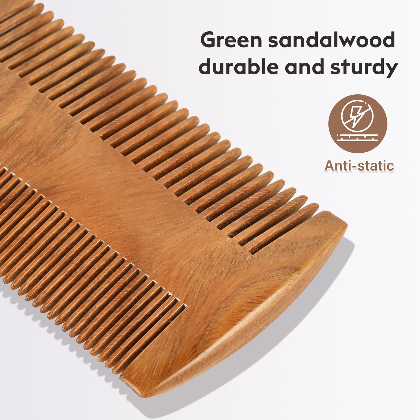 Onedor Green Sandalwood Comb | TRUE Shift Natural Hair Care Tool