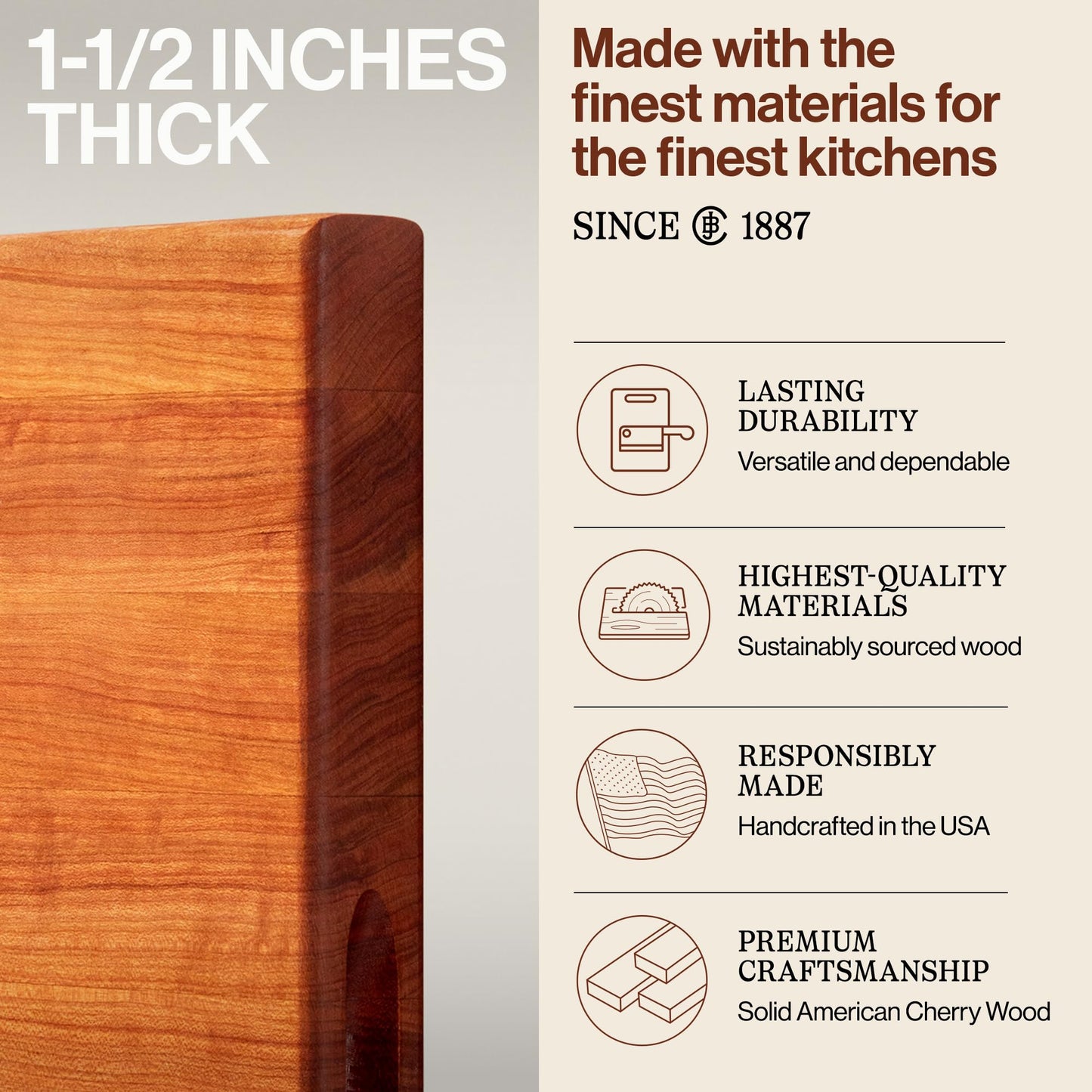 John Boos R‑Board Cutting Board | TRUE Shift Heirloom Prep Surface