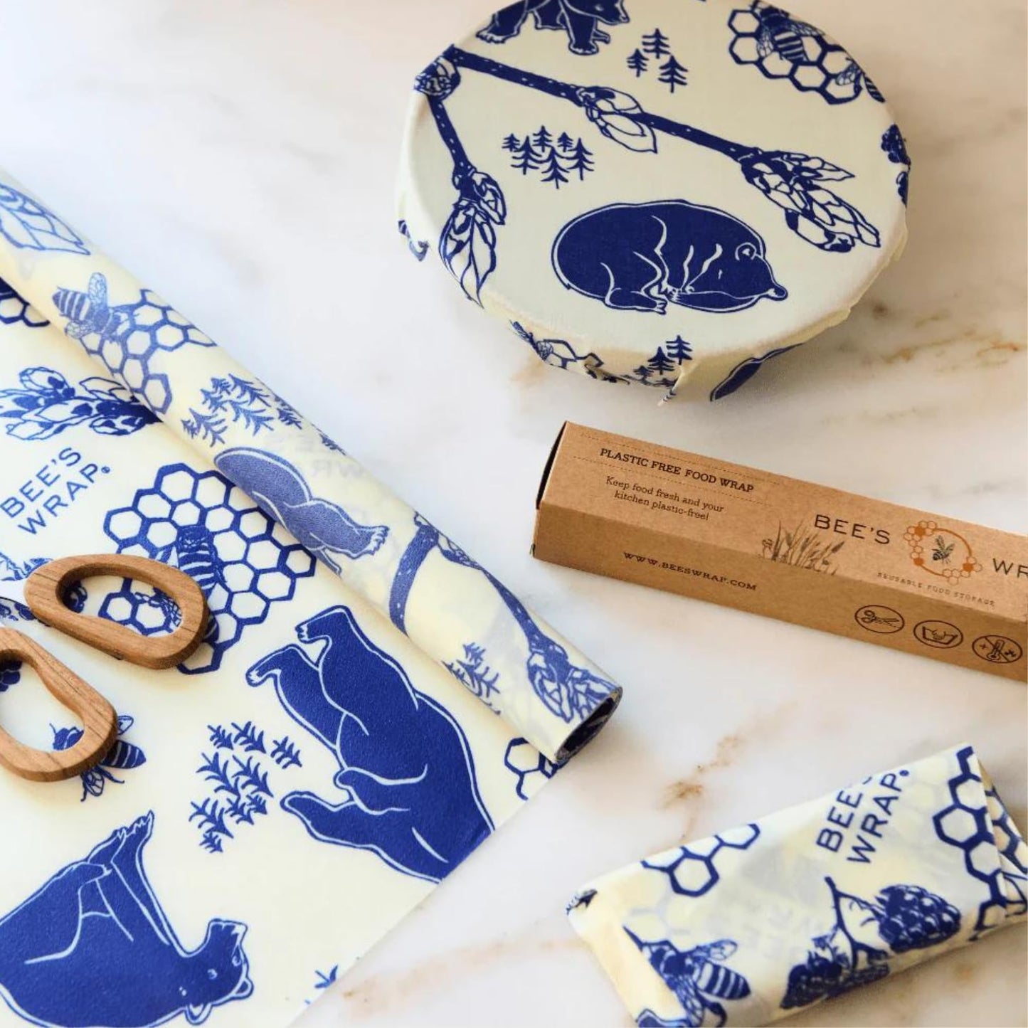 Bee’s Wrap Beeswax Food Wrap Roll | TRUE Shift Plastic‑Free Kitchen