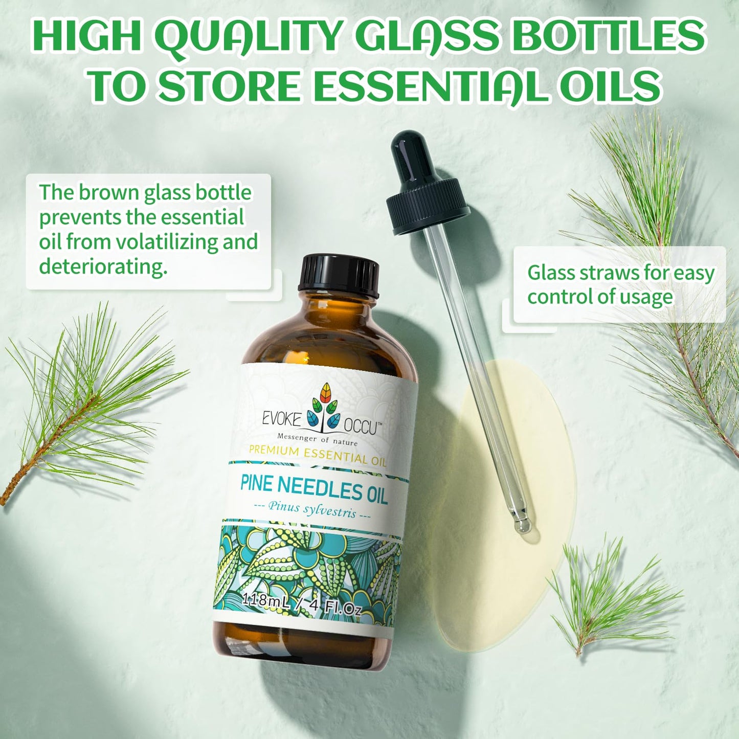 EVOKE OCCU: 100% Pure Clary Sage Essential Oil, 4oz