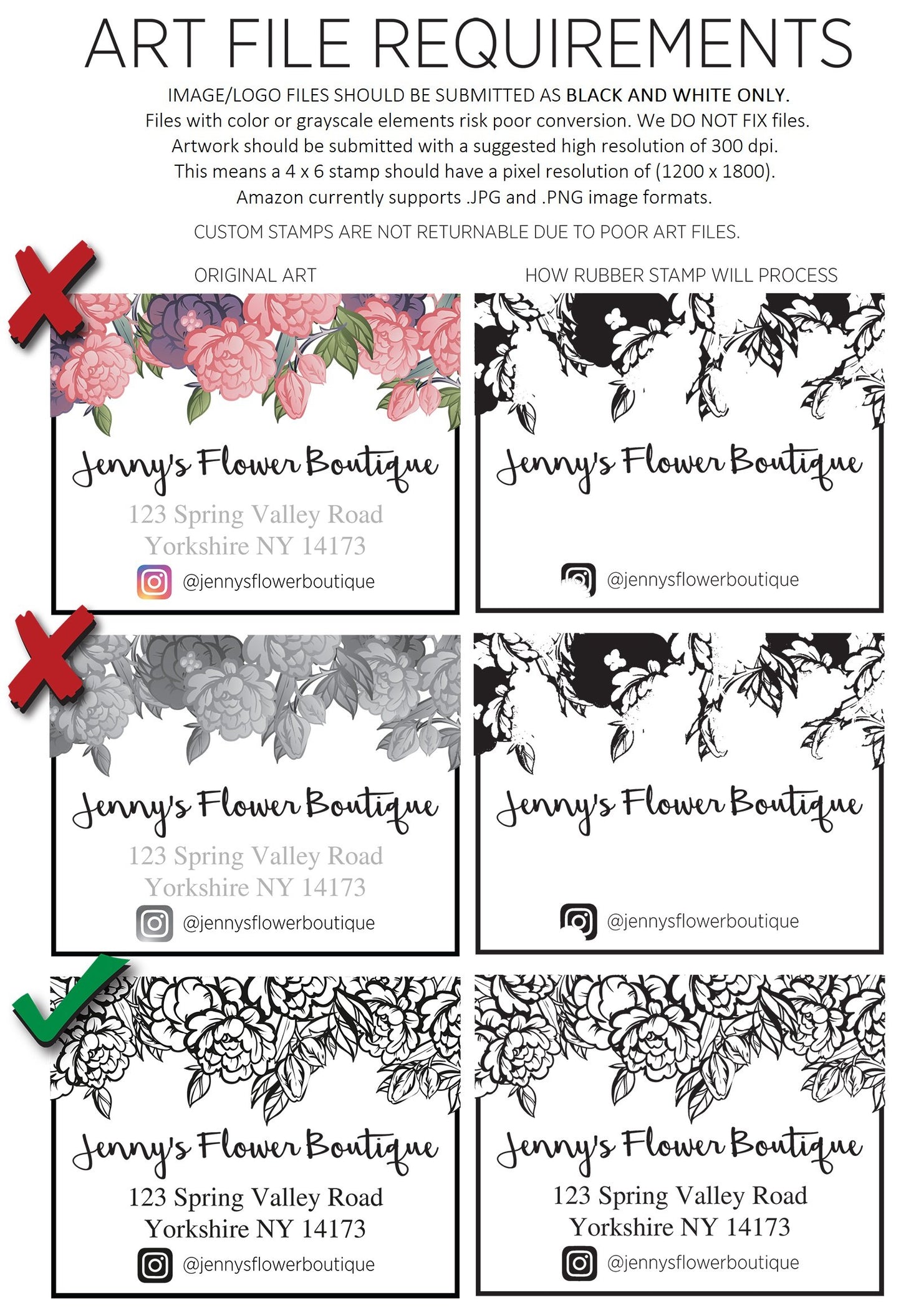 End Plastic Stamps: Custom Wood Rubber Stamp Maple Handle for Lifetime Use (Laser Engraved)