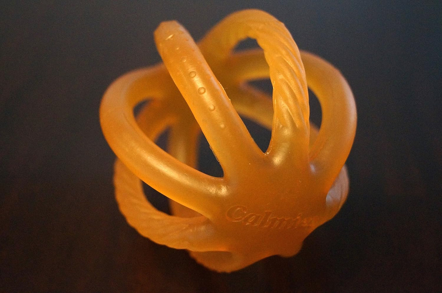 CALMIES Natural Rubber Teether: 100% Plant-Based Infant Toy