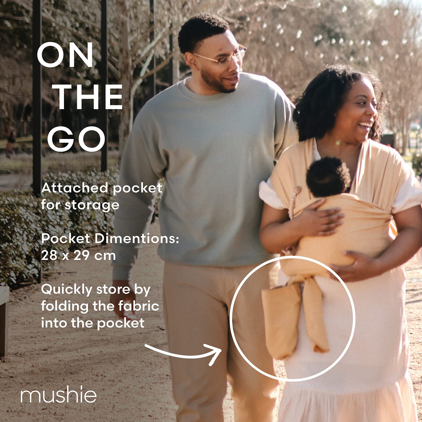 Non-Toxic Baby & Kids: Mushie Organic Cotton Baby Wrap Carrier