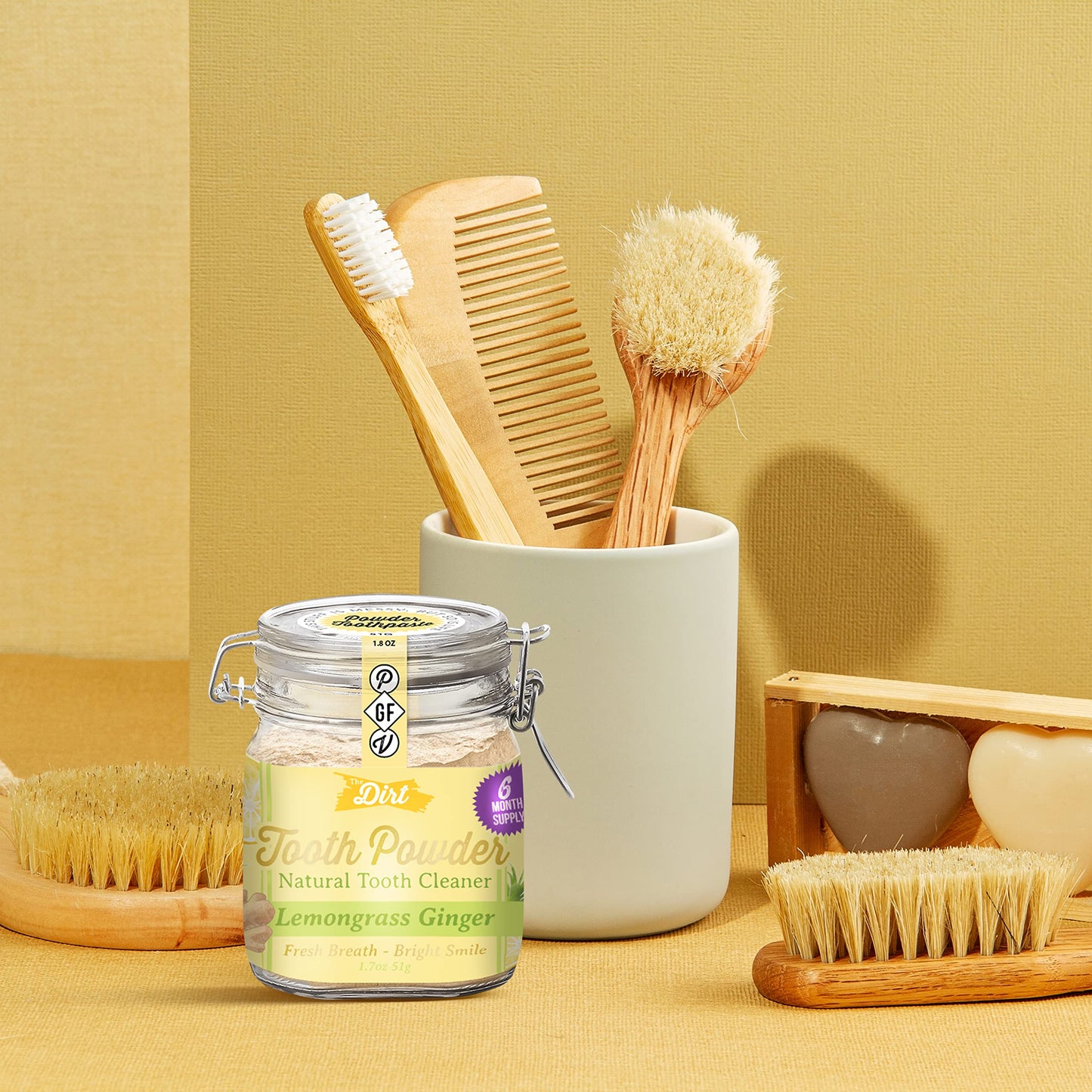 The Dirt Natural Tooth Powder | TRUE Shift Fluoride‑Free Oral Care