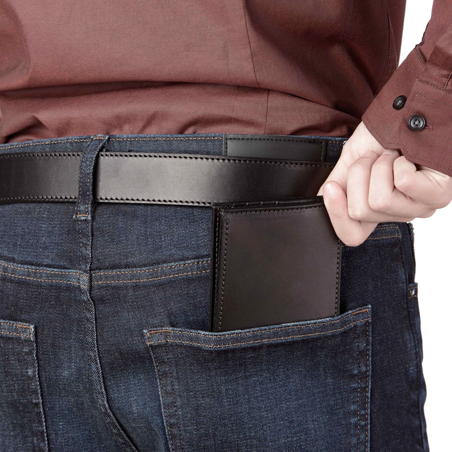 Premium Full-Grain Bridle Leather Bifold Wallet | TRUE Shift Crafted in USA