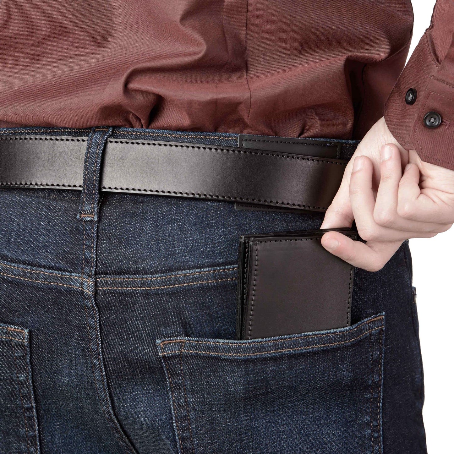 Premium Full-Grain Bridle Leather Bifold Wallet | TRUE Shift Crafted in USA