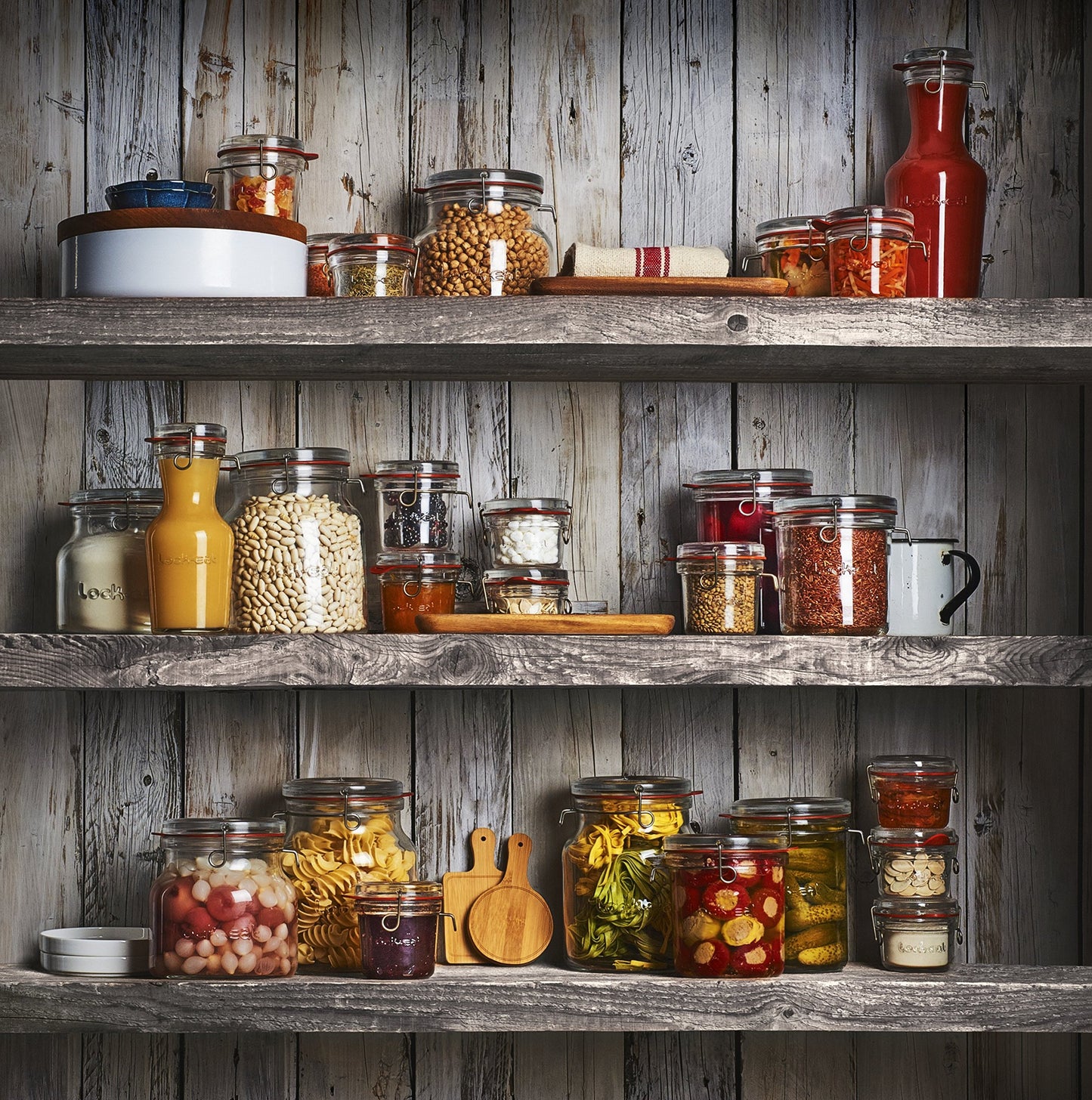 Luigi Bormioli Lock‑Eat Glass Jar | TRUE Shift Plastic‑Free Food Storage (2 L)