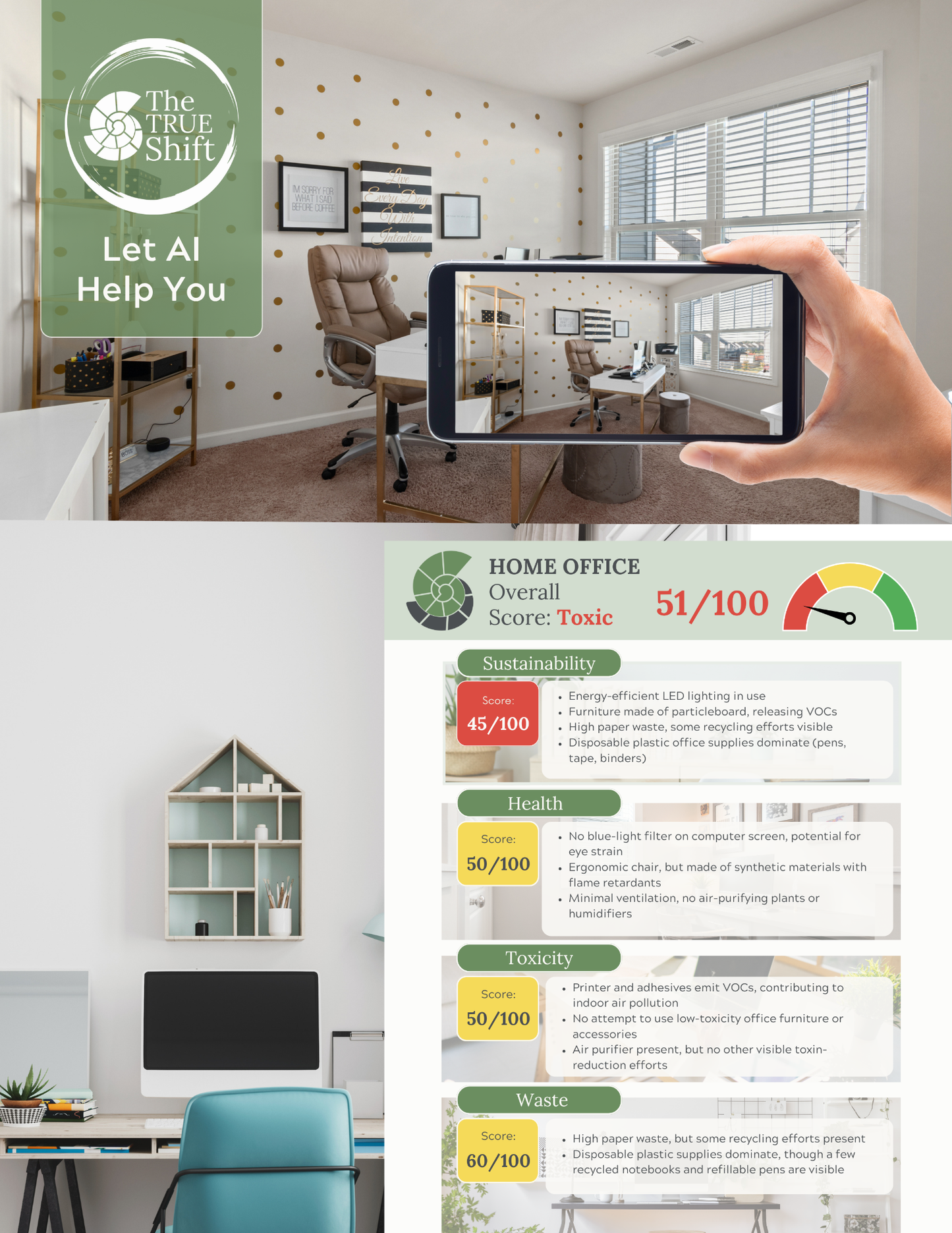 Home Office - AI-Powered Room Makeover Plan