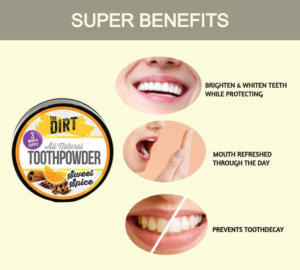 The Dirt: Organic and Natural Gluten-Free Tooth Powder - The Tribalist