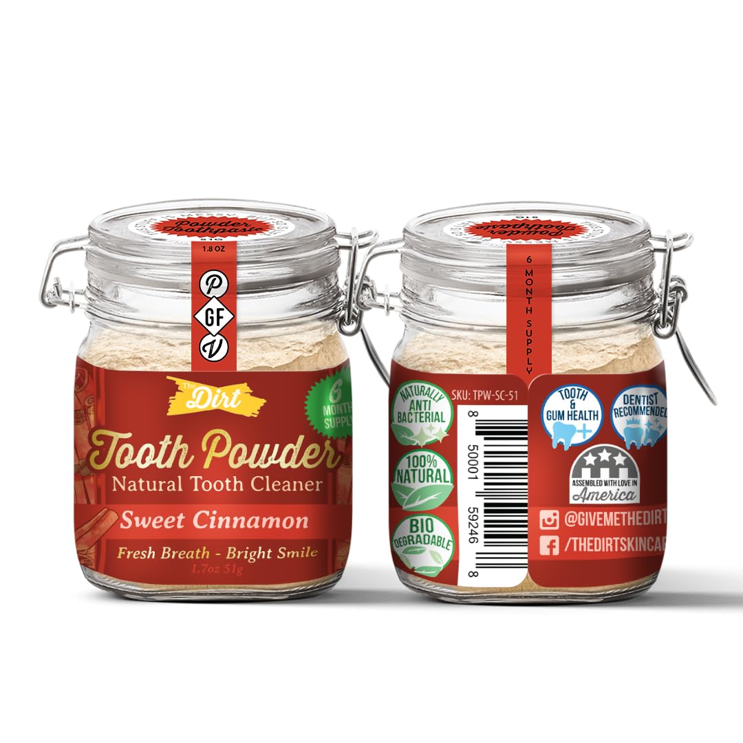 The Dirt: Organic and Natural Gluten-Free Tooth Powder - The Tribalist