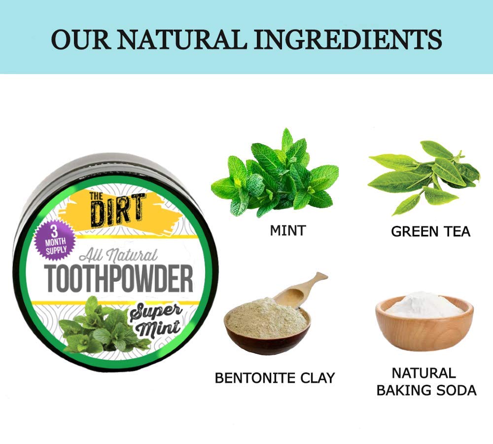 The Dirt: Organic and Natural Gluten-Free Tooth Powder - The Tribalist