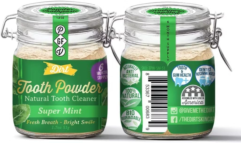 The Dirt: Organic and Natural Gluten-Free Tooth Powder - The Tribalist