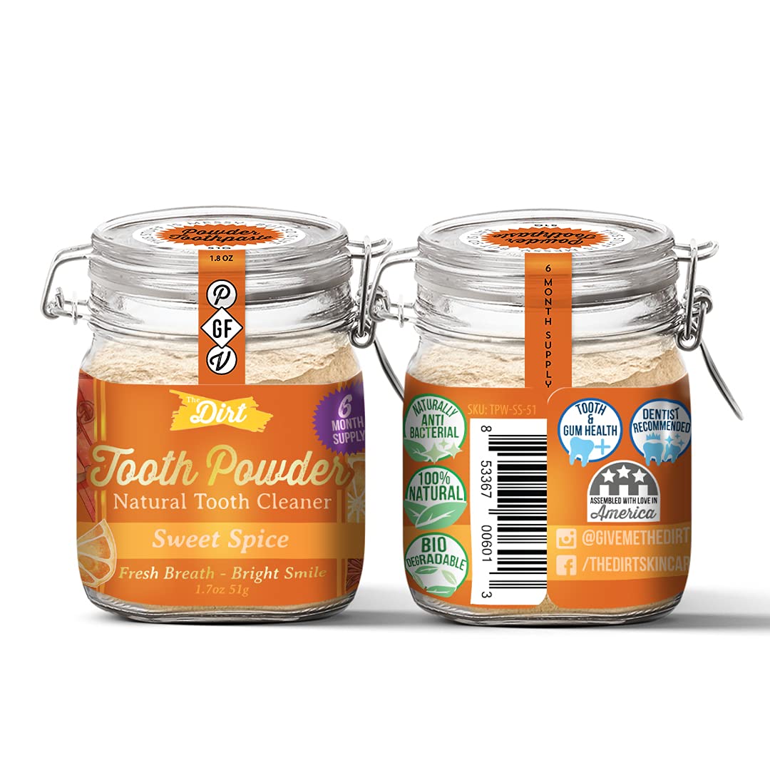 The Dirt: Organic and Natural Gluten-Free Tooth Powder - The Tribalist