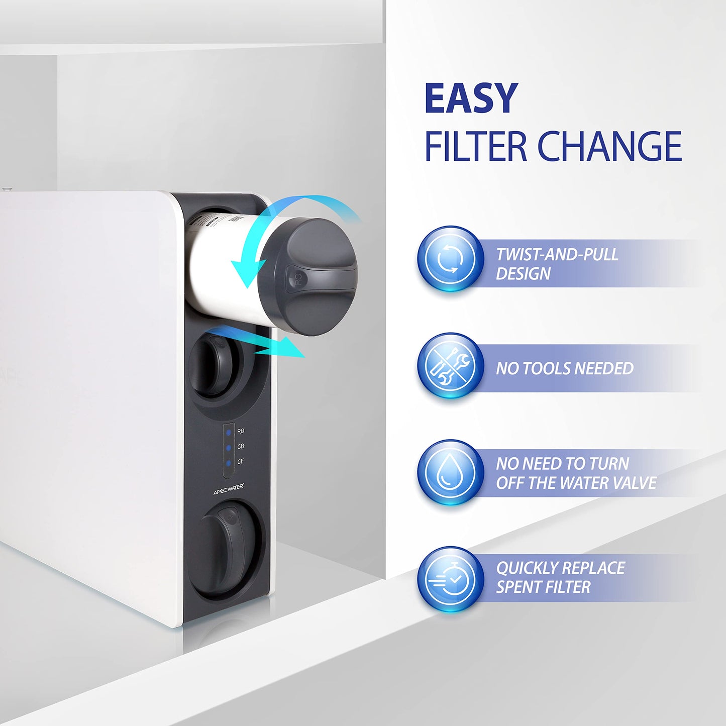 APEC WATER: Tankless Premium Reverse Osmosis Water Filtration System - The Tribalist