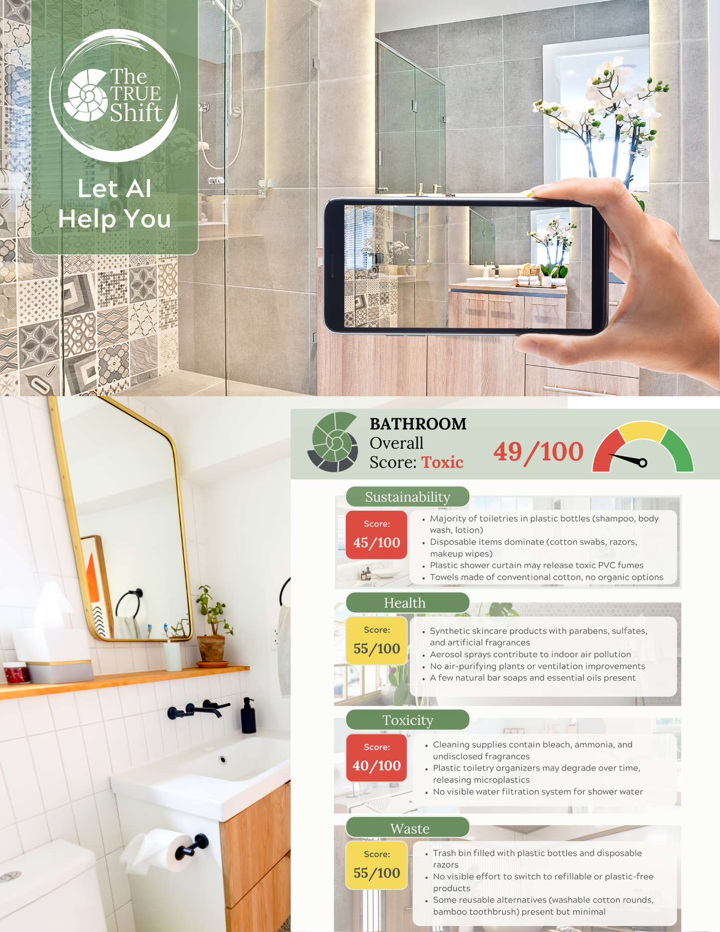 Bathroom - AI-Powered Room Makeover Plan