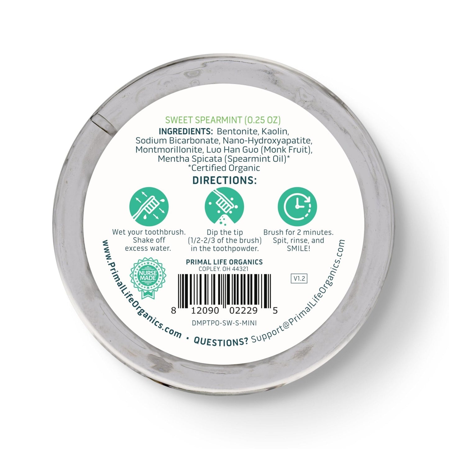 Primal Life Organics: Powdered Mineral Toothpaste, Fluoride - Free, Perfect For All Ages - The Tribalist