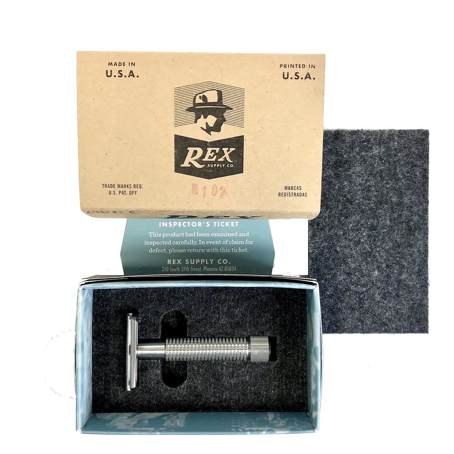 Rex Supply: Stainless Steel Double Edge Safety Razor - The Tribalist