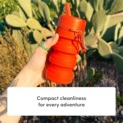 TUSHY Travel Bidet - Collapsible Bottle, Ergonomic Grip, Strong Stream & Spray for Optimal Cleaning - The Tribalist