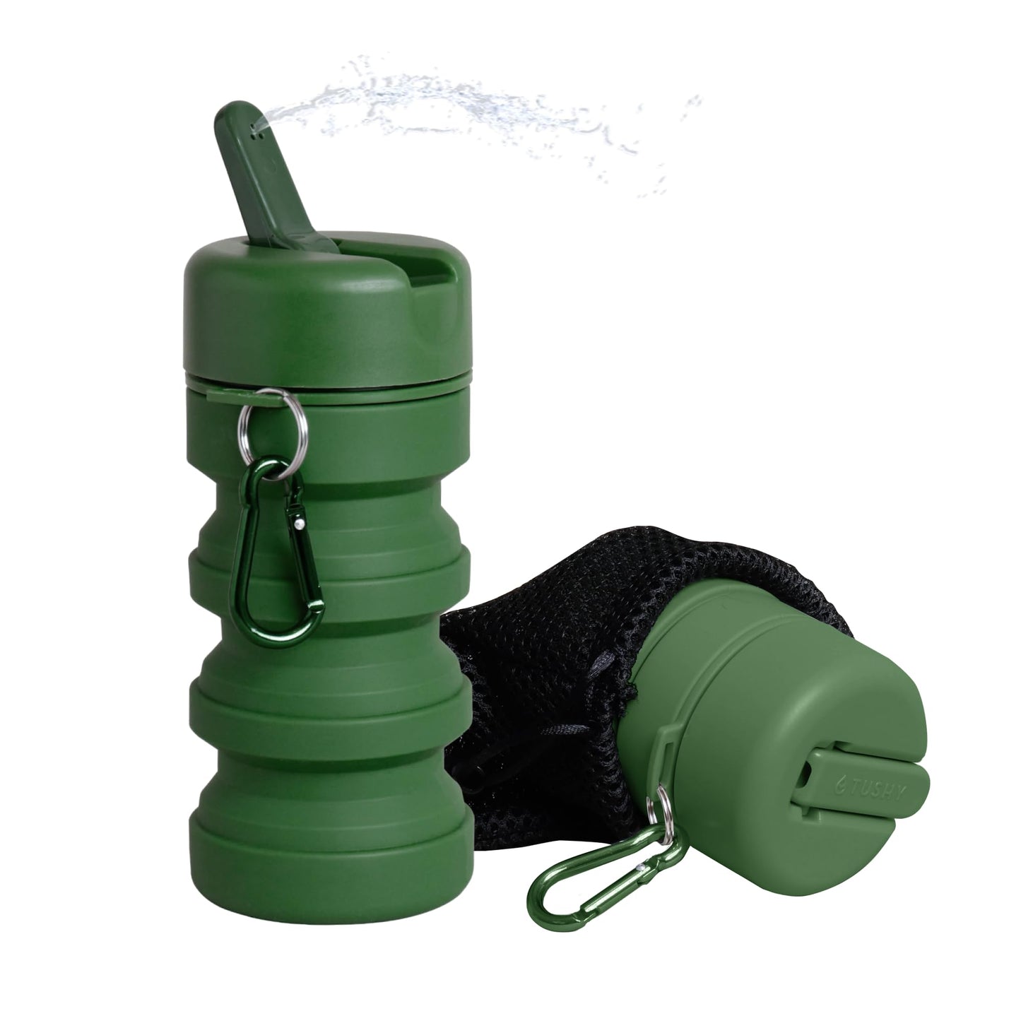 TUSHY Travel Bidet - Collapsible Bottle, Ergonomic Grip, Strong Stream & Spray for Optimal Cleaning - The Tribalist