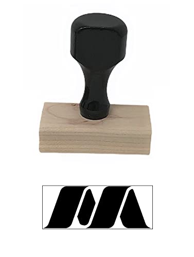 End Plastic Stamps: Custom Wood Rubber Stamp Maple Handle for Lifetime Use (Laser Engraved)