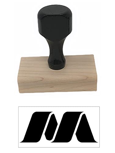 End Plastic Stamps: Custom Wood Rubber Stamp Maple Handle for Lifetime Use (Laser Engraved)