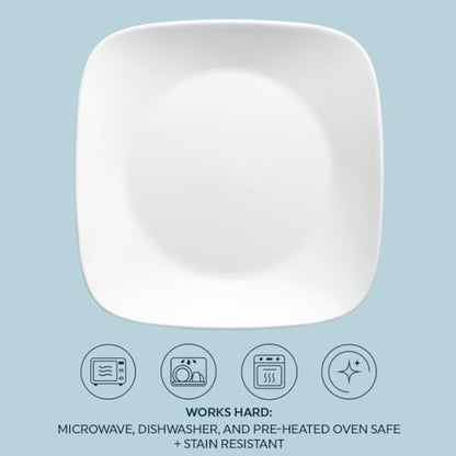 Corelle Vitrelle 18-Piece Dinnerware Set: Triple Layer Glass Service for 6