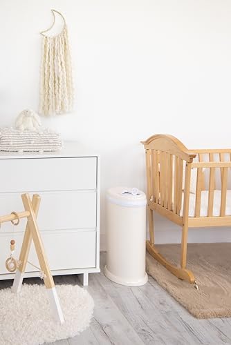 Ubbi Steel Diaper Pail: Powder-Coated Odor-Locking Bin