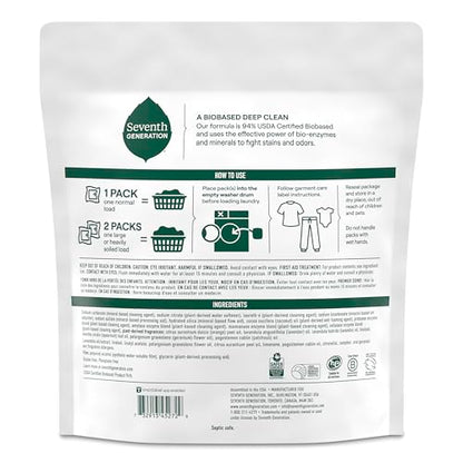 Seventh Generation Free & Clear Sensitive Skin Laundry Detergent Packs