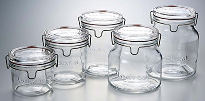 Luigi Bormioli Lock‑Eat Glass Jar | TRUE Shift Plastic‑Free Food Storage (2 L)