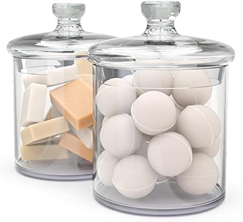 Kook Apothecary Jar Set – 36 oz Glass Storage, Airtight & Plastic‑Free