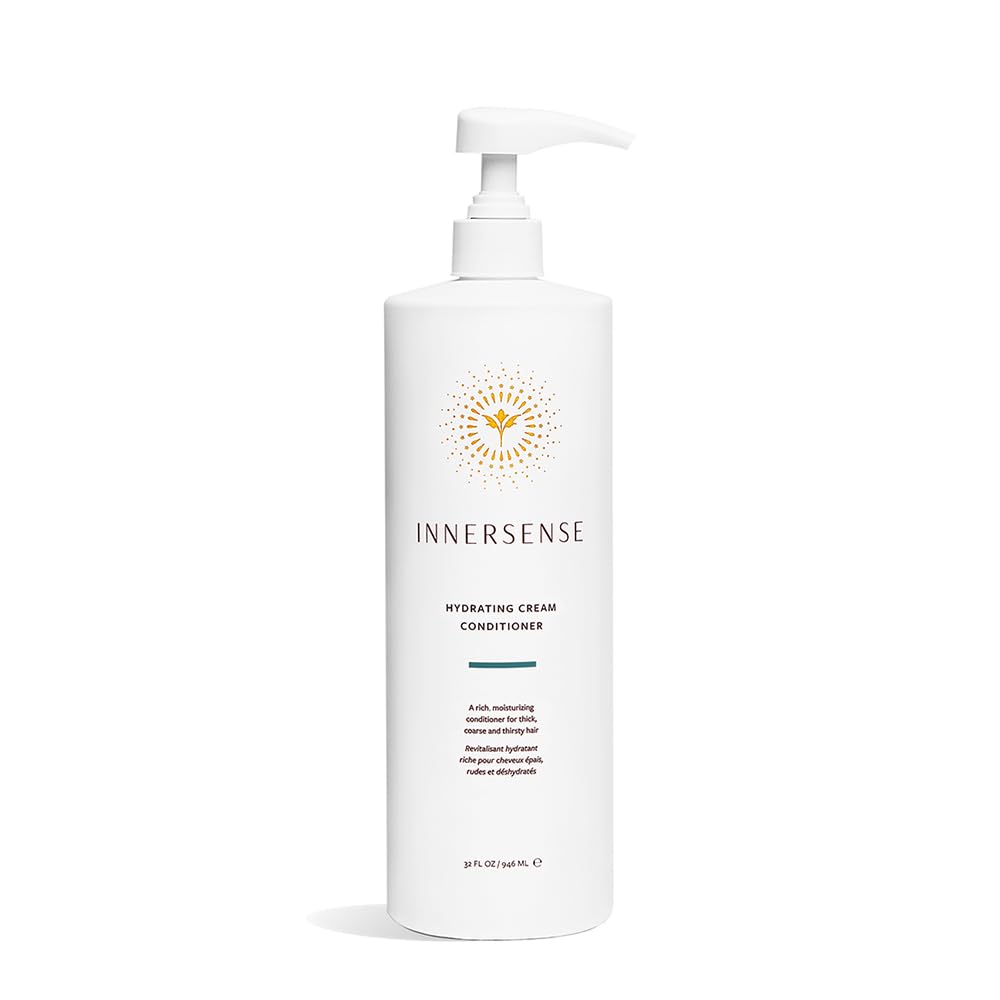 INNERSENSE Organic Hydrating Cream Conditioner: Emollient-Rich (10oz)