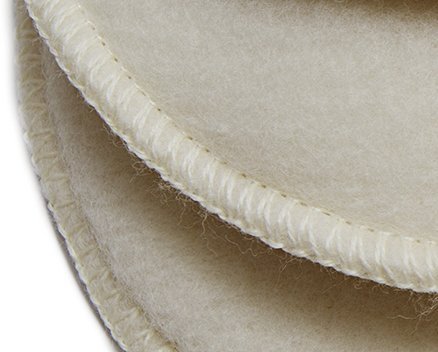 LANACare Soothingly Soft Organic Merino Wool Nursing Pads (5-Inch)