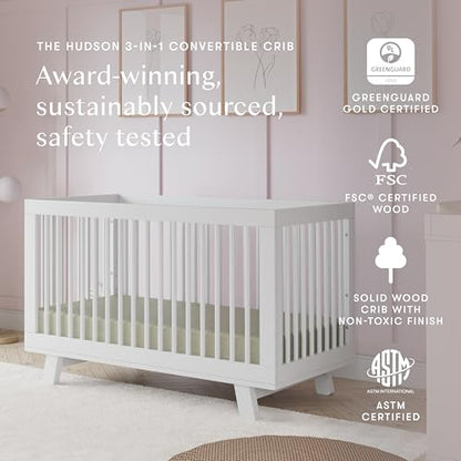 Babyletto Hudson 3-in-1 Crib: GREENGUARD Gold Purity