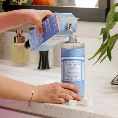 Dr. Bronner’s Baby Unscented Castile Soap: 32 oz Organic Magic