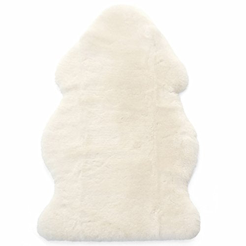 Woolino Sheepskin Luxuriously Soft Rug: 100% Natural Merino Wool