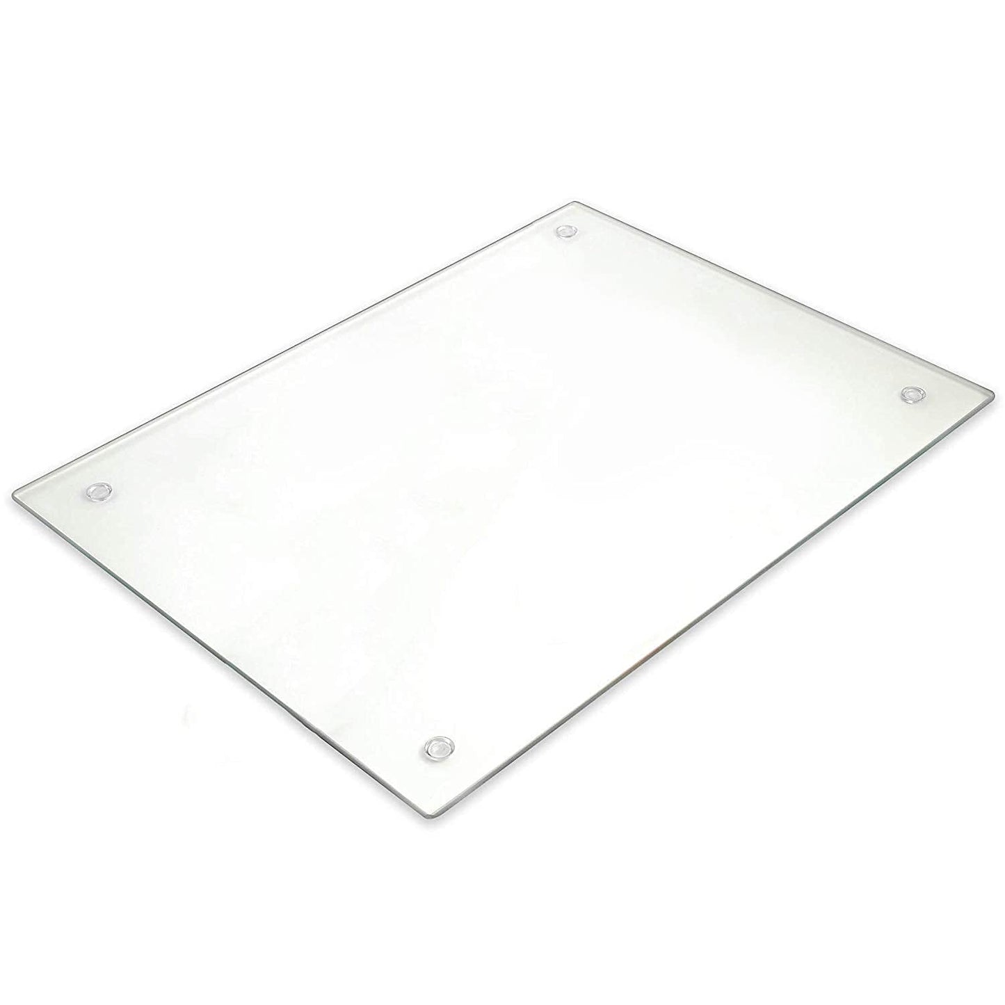 Tempered Glass Cutting Board: Large 12” x 16” Shatter-Resistant Surface.