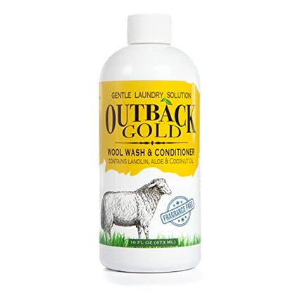 Outback Gold Unscented Plant-Based Wool & Cashmere Wash